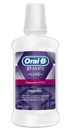 Picture of Oral B Ağız Bakım Suyu 500 ml 3D White Luxe