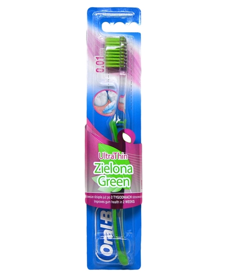 oral b, oralb, oral b diş fırçası, diş fırçası, ince diş fırçası, yumuşak diş fırçası, oral b ultrathin zielona green fiyat, oral b ultrathin zielona green satın al