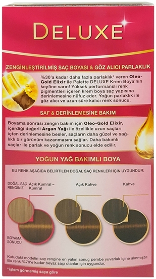 Picture of P-Palette Deluxe Göz Alıcı Kahve Oleo Gold 6-65 Tüp Krem Saç Boyası 50 ml