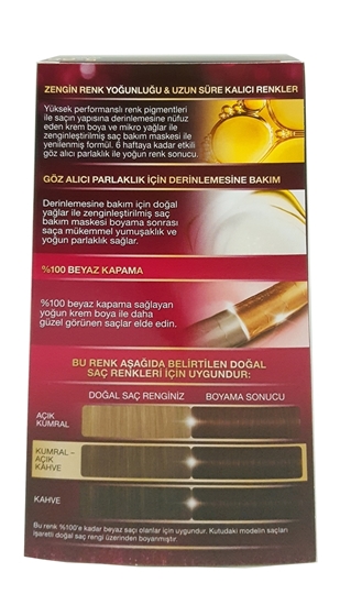 Picture of P-Palette Deluxe Kestane 5-68 Tüp Krem Saç Boyası 50 ml