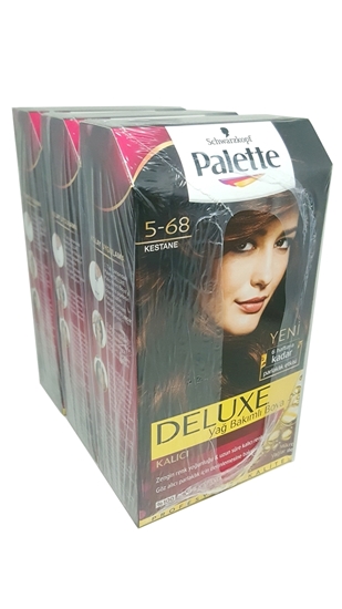 Picture of P-Palette Deluxe Kestane 5-68 Tüp Krem Saç Boyası 50 ml