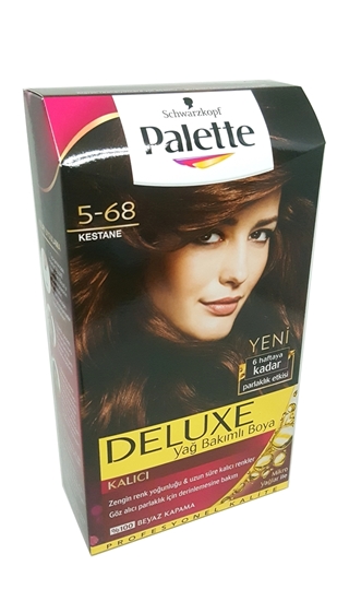 Picture of P-Palette Deluxe Kestane 5-68 Tüp Krem Saç Boyası 50 ml