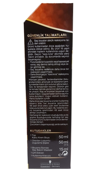 Picture of P-Palette Deluxe Küllü Açık Kumral 8-01 Tüp Krem Saç Boyası 50 ml