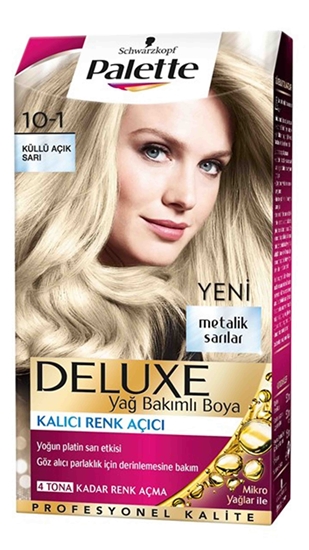 Picture of P-Palette Deluxe Küllü Açık Sarı 10-1 Tüp Krem Saç Boyası 50 ml