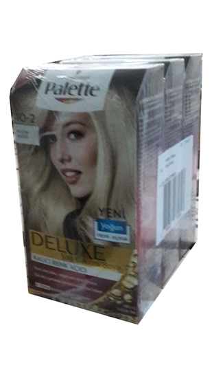 Picture of P-Palette Deluxe Platin Sarısı 10-2 Tüp Krem Saç Boyası 50 ml