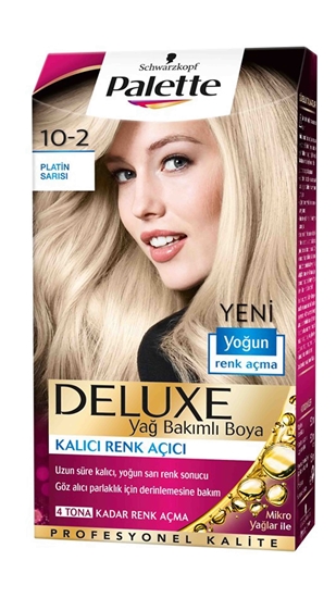 Picture of P-Palette Deluxe Platin Sarısı 10-2 Tüp Krem Saç Boyası 50 ml