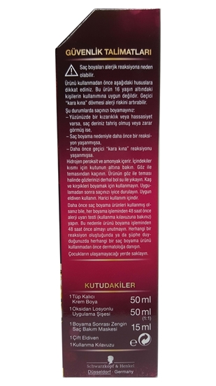 Picture of P-Palette Deluxe Sonbahar Kızılı 6-888 Tüp Krem Saç Boyası 50 ml