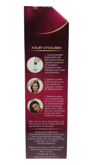 Picture of P-Palette Deluxe Yoğun Parlak Bakır 7-77 Tüp Krem Saç Boyası 50 ml