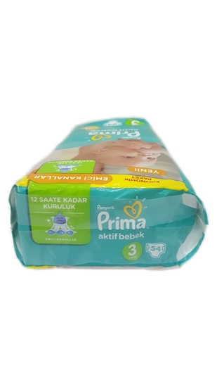 Picture of P-Prima Aktif Bebek  Midi Mega Paket 54'Lu  Ekonomik Paket Bebek Bezi