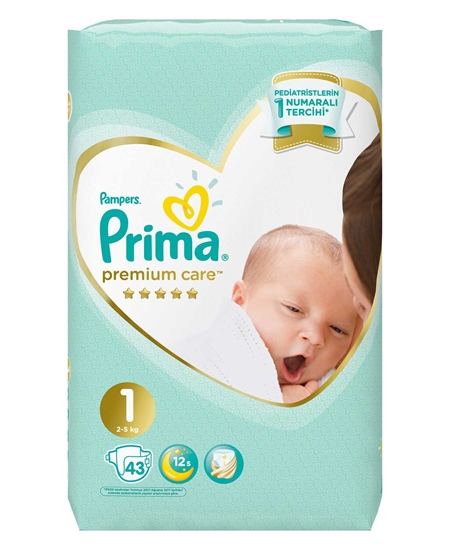 Picture of  Prima Premium Care Baby Diapers Size 1 43 Pieces