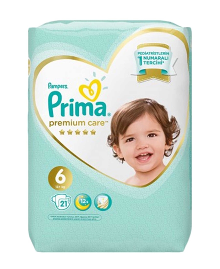 Picture of  Prima Premium Care Baby Diapers Size 6 21 Pieces