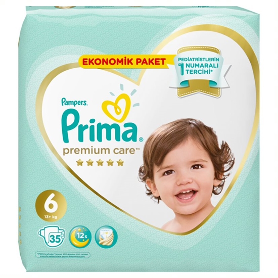 Picture of  Prima Premium Care Baby Diapers Size 6 35 Pieces