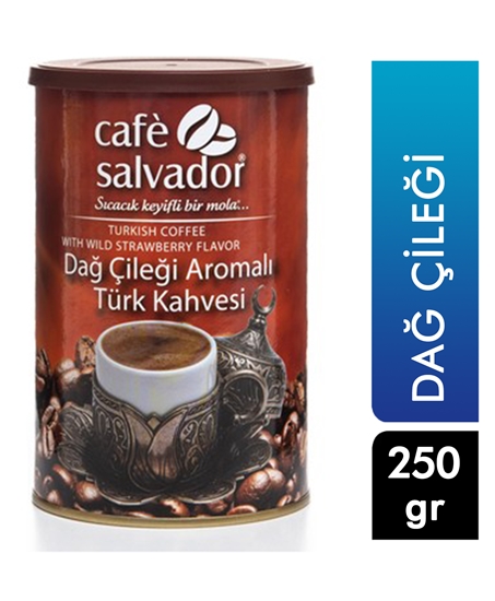 Picture of Salvador Dağ Çilekli Türk Kahvesi 250 gr Teneke