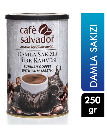 Picture of Salvador Damla Sakızı Türk Kahvesi 250 gr Teneke