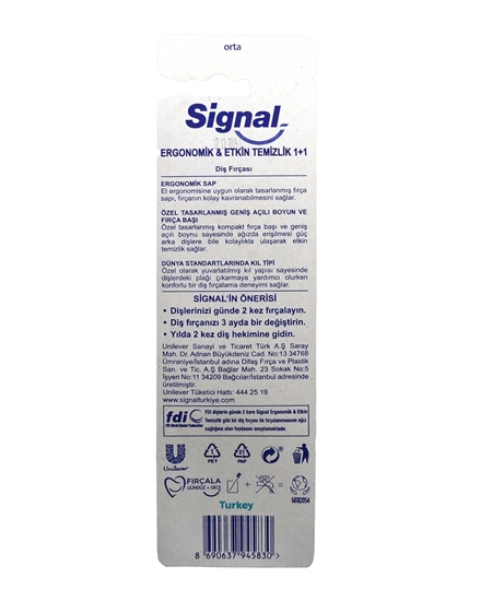 signal, signal diş fırçası, fiş fırçası, signal ergonomik, signal diş fırçası satın al, signal diş fırçası fiyatları, toptan signal diş fırçası, signal 2li diş fırçası, orta diş fırçası, ağız bakım ürünleri