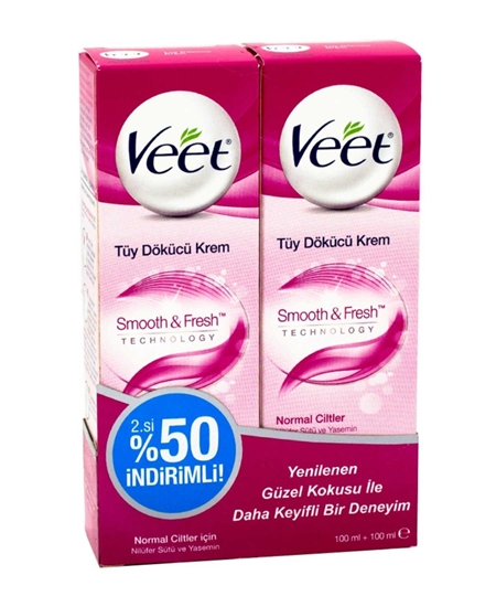 Picture of VEET TÜY DÖKÜCÜ KREM 100 ML 1+1 Normal Ciltler - Aktüel