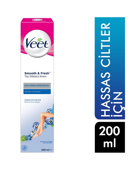 Picture of Veet Tüy Dökücü Krem 200 ml Hassas Ciltler için