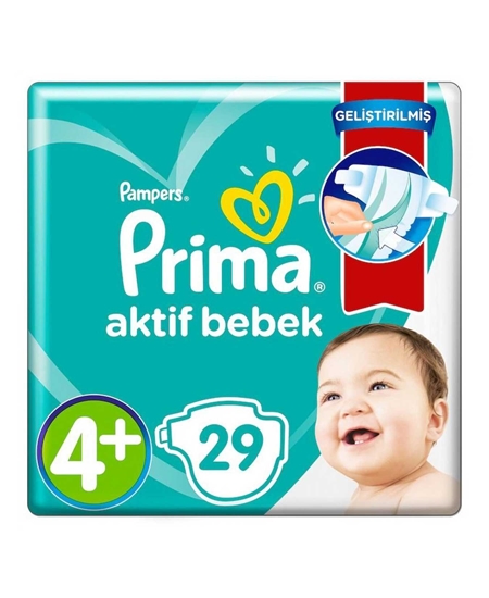 Picture of Prima Bebek Bezi 4+ Beden Aktif Bebek 29'lu Paket