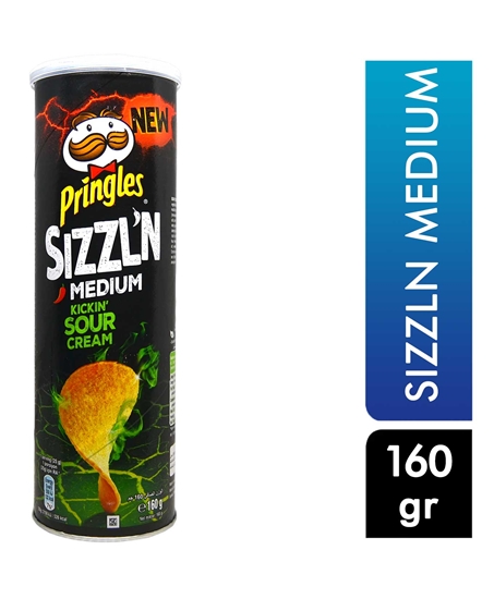 Picture of Pringles Sızzl'n Medıum Kıckın Sour Cream 160 gr