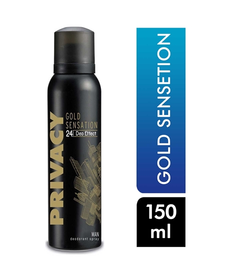 Picture of Privacy Erkek Deodorant Sprey 150 ml X 6'lı Paket Gold Sensation