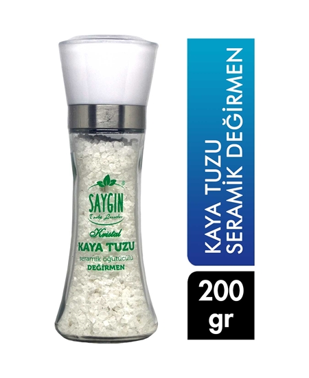 Picture of Saygın Rock Salt 200 g + Ceramic Grinder