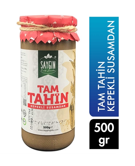 Picture of Saygin Tam Tahini 500 g Whole Grain Sesame