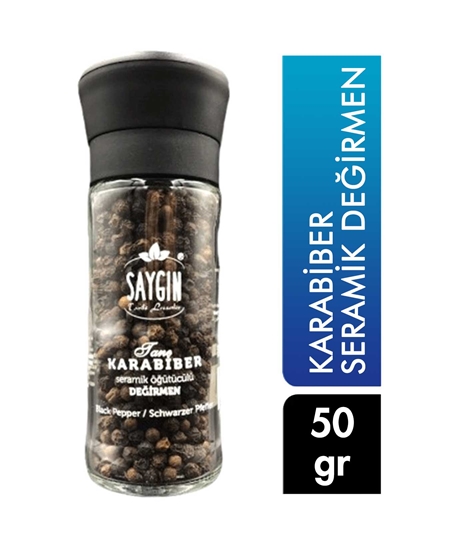 Picture of Saygın Grain Black Pepper 50 gr + Ceramic Grinder