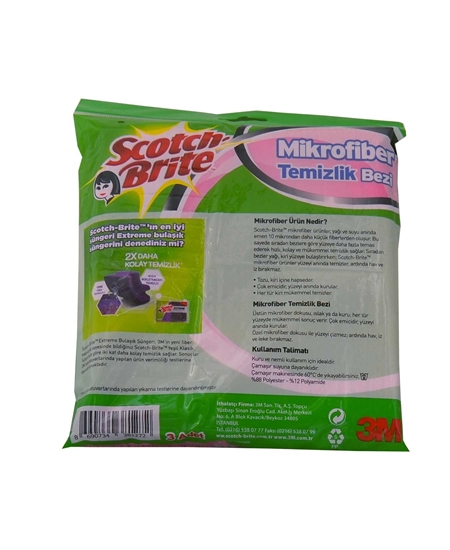 scotch brite mikrofiber bez, scotch brite, mikrofiber bez, temizlik bezi