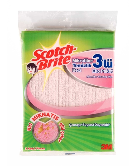 scotch brite mikrofiber bez, scotch brite, mikrofiber bez, temizlik bezi