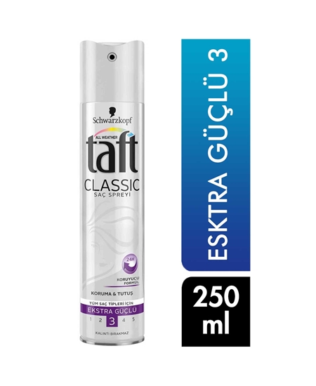 Picture of Taft Hair Spray 250 ml Classic Extra Strong