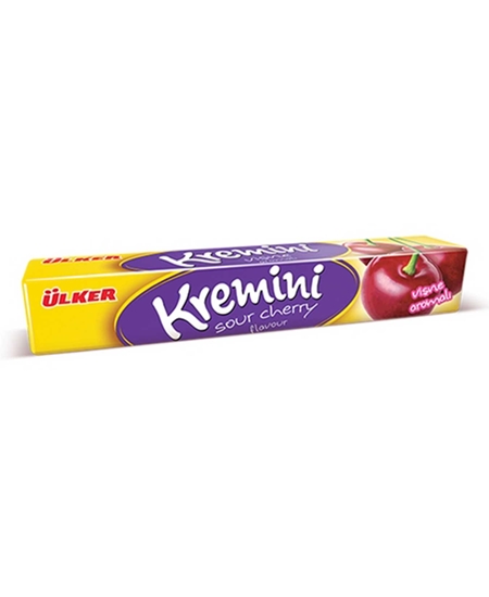 Picture of ÜLKER KREMİNİ TOFFEE STICK 44gr 20li pk*12 Vişne