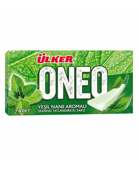 Picture of ÜLKER ONEO SLIMS SAKIZ 14gr 27li pk*6 Yeşil Nane