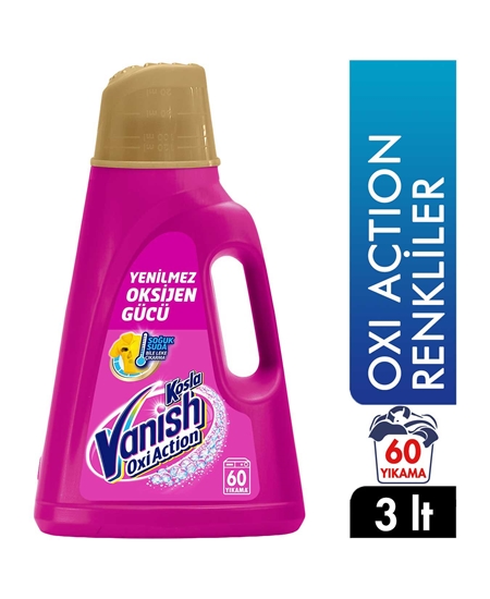 Picture of Vanish Kosla Oxi Action Liquid 60 Wash  3 Lt *6 Pink