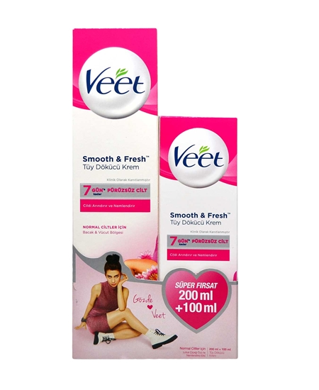 Picture of Veet Hair Removal Cream 200 + 100 ml For Normal Skin