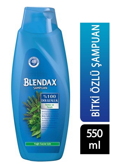 Picture of XBlendax Yağlı Saçlar Bitki Özlü Şampuan 550 ml