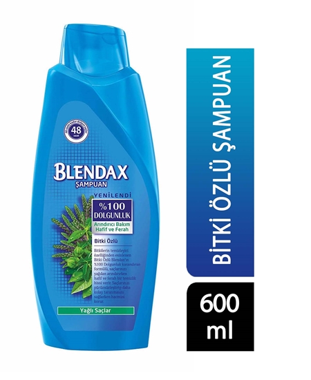 Picture of XBlendax Yağlı Saçlar Bitki Özlü Şampuan 600 ml