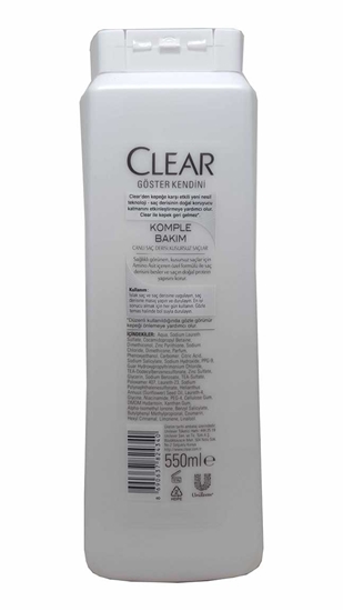 Picture of XClear Komple Bakım Şampuanı 550 ml