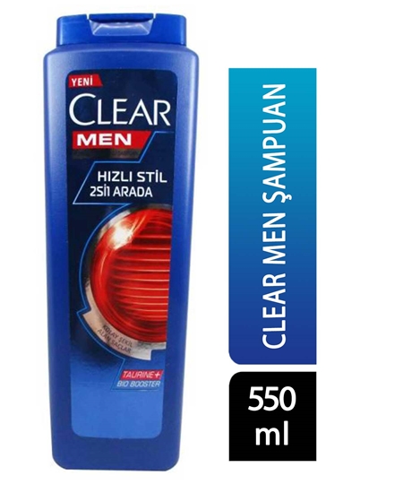 Picture of P-Clear Men Şampuan 550 ml Hızlı Stil 2si 1 Arada