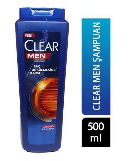 Picture of P-Clear Men Şampuan 550 ml Kepeğe Karşı Etkili, Saç Dökülmesine Karşı Besleyici