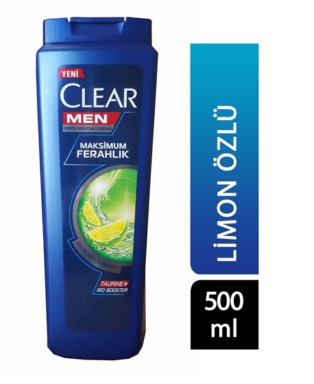 Picture of XClear Men Şampuan Yağlı Saç Derisi İçin Maksimum Ferahlık Limon Özlü  500 ml