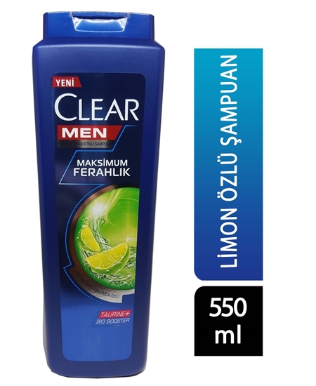 Picture of XClear Men Yağlı Saç Derisi İçin Maksimum Ferahlık Limon Özlü Şampuan 550 ml