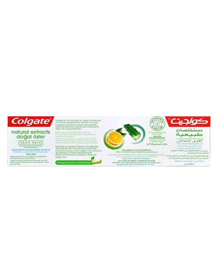 colgate, colgate diş macunu, diş macunu , colgate natural extracts limonlu diş macunu, limonlu diş macunu, ferahlatıcı diş macunu, diş macunu fiyatları, diş macunu satın al, toptan diş macunu