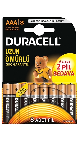 duracell, durasel, duracel, ince kalem pil, aaa kalem pil, kalem pil, pil, duracell pil