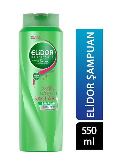 Picture of Elidor Şampuan 550 ml Sağlıklı Uzayan Saçlar