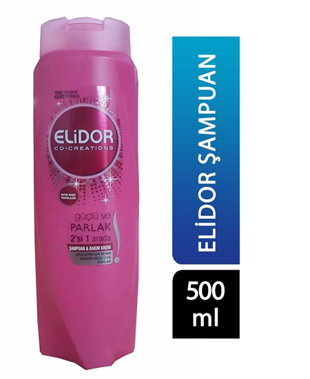 Picture of  Elidor Shampoo and Conditioner 500 ml Strong and Bright 2 in 1