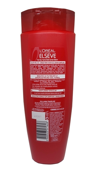 Picture of P-Elseve Color-Vive 2si1 Arada Renk Koruyucu Bakım Şampuanı 550 ml