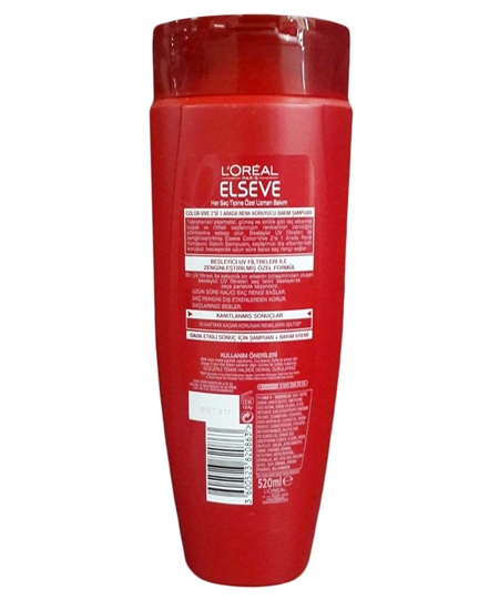 Picture of Elseve Shampoo 520 Ml - Color-Vive 2in1 Hair Color Protection