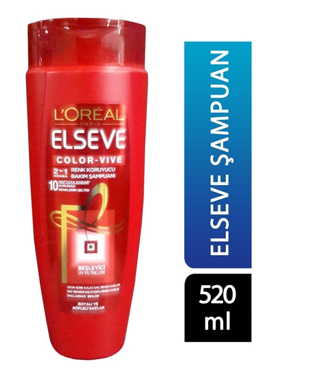 Picture of Elseve Shampoo 520 Ml - Color-Vive 2in1 Hair Color Protection