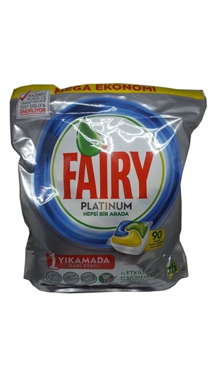 Picture of P-Fairy Platinum Lemon Perfumed Dishwasher Tabs 90's