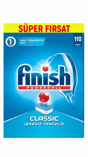 Picture of P-Finish Powerball Classic Dishwasher Tabs 110's